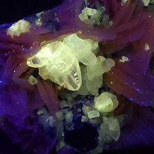 EXCEPTIONAL 2 1/4 INCH CERUSSITE CRYSTALS WITH BARITE OVER GALENA picture