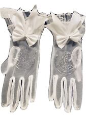  Mason DOI Ladies Auxiliary OES Eastern Star Chiffon gloves with rhinestone picture