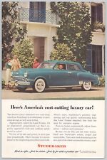 1948 Studebaker Land Cruiser Vintage Print Ad Postwar Car Cost Cutting Luxury picture