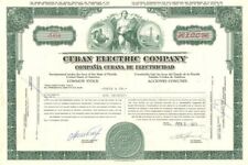 Electric Company - Stock Certificate picture