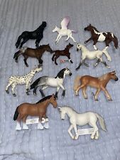 25 pieces Multi schleich animal lot - horses, random exotic animals, extra pcs. picture