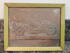 Vintage Copper on Wood Wall Art 1912 Mercer Raceabout 8.75