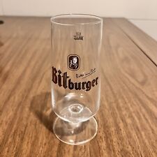Bitburger Pilsner German Beer Clear Glass 0.3L Rastal Stemmed 6.5” Tall picture