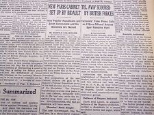 1946 JUNE 24 NEW YORK TIMES - TEL AVIV SCOURED BY BRITISH - NT 3245 picture