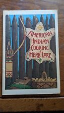 American Indian Cooking and Herblore vintage cookbook paperback picture