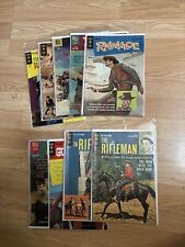 Vintage Gold Key Cowboy Comic Books Rifleman, Lone Ranger, Rawhide VG-Fine picture