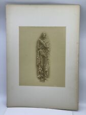 1881 Emil Brugsch Mounted Collotype Photo Ramses II Mummy RARE Vintage 12 x 17 B picture