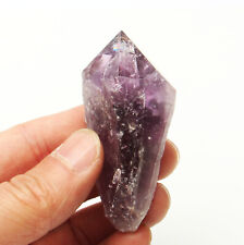 1pc Natural amethyst obelisk point wand 40-60g Crystal Quartz Healing Decorate picture