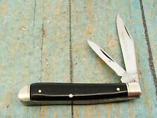 VINTAGE BOKER USA RAZOR STEEL SERPENTINE PEANUT FOLDING POCKET KNIFE KNIVES TOOL picture