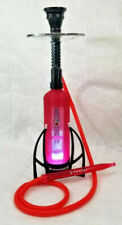 SHISHABEAT (TM) 22.5” ORIGINAL SKY-HIGH HOOKAH RED AND BLACK picture