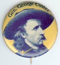 Gen. GEORGE CUSTER Pinback pin U.S. Army Officer button picture