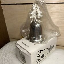 Vintage Silver Plated Christmas Tree Bell Made In India New picture