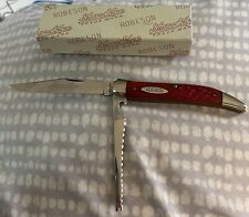 1994 Robeson Shuredge USA 622407 Red Bone Fish Knife Never Used Mint USA picture