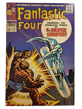 Fantastic Four #55 Silver Surfer App. KEY  - Lee / Kirby Marvel 1966 GD+ GD/VG  picture