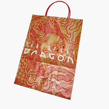 Vintage 1988 Alan Kikuchi Bloomingdale's Shopping Bag Year of the Dragon picture