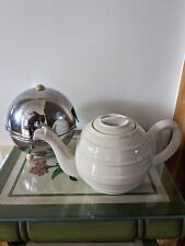 Vintage 1930's German Art Deco Teapot With Thermal Cover Cozy picture
