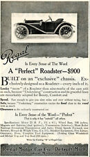 1912 Original Regal Roadster Ad. Exclusive Chassis Designed For Roadster Only picture