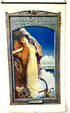 Vintage Sacred Art Advertisement Calendar  1926  Double sided  9.25