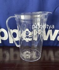 Tupperware Ice Prism 2-Qt./2 L Pitcher Crystal Clear New in Package picture
