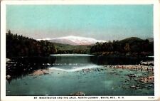 New Hampshire Postcard: Mt. Washington & Saco River, North Conway  picture