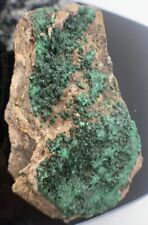 Raw Druzy Malachite On Matrix Specimen Crystal Gemstone, 350-Gram / From Congo picture