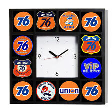 Union 76 Gas Oil History Big Square Wall Clock 12 pictures Gasoline Sign picture