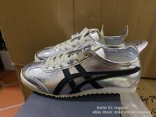 Pure Silver/Black Onitsuka Tiger MEXICO 66 Sneakers Shoes 1183B566-020 Unisex picture