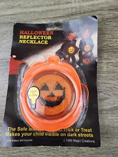 Vintage Halloween Reflector Necklace 1998 Magic Creations NEW picture
