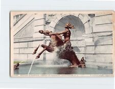 Postcard Neptune's Fountain Library of Congress Washington DC USA picture