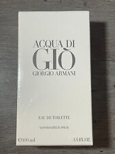 Giorgio Armani Acqua Di Gio 3.4 oz Men's Eau de Toilette Spray New & Sealed Fast picture