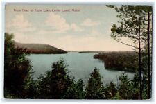 1912 View From Head Of Kezar Lake Center Lovell Maine ME Antique Postcard picture