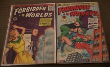 ACG American Comics Group Forbidden Worlds #109 & #136 Lot Mirror Stole Magician picture