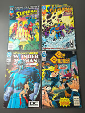 Lot Of 4 DC Comics Superman Wonder Woman Guy Gardner picture