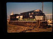 11001 VINTAGE Train Engine Photo 35mm Slide NS 1040 SD70ACe KANSAS CITY MO picture