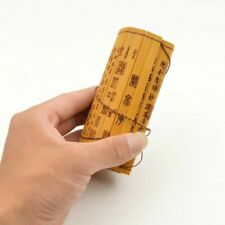 11inch Orchid Pavilion Preface Portable Bamboo Slips Bamboo Carving Crafts Gift picture