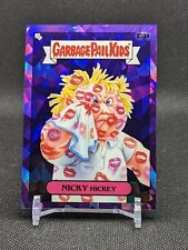 2021 Topps Garbage Pail Kids SAPPHIRE PURPLE PARALLEL 130a NICKY HICKEY  2/10 SP picture
