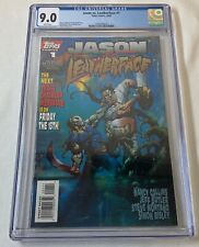 1995 Topps JASON VS LEATHERFACE #1 ~ CGC 9.0 picture
