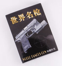 World Famous Gun Weapons Playing Cards Paper Poker Collection Single Deck New picture