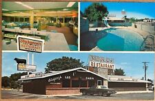 Lovelock Nevada Sturgeon’s Log Cabin Restaurant Motel Vintage Postcard c1970 picture