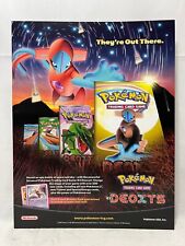 2005 Pokemon TCG EX Deoxys Print Ad/Poster CCG Card Game Promo Art picture