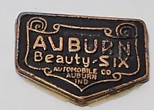 Vintage Auburn Beauty Six Automobile Emblem Auburn Indiana IN  7/8