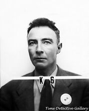 J. Robert Oppenheimer's Los Alamos Lab ID Photo - 1940s - Historic Photo Print picture