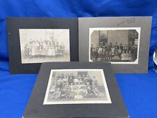 Lot Of 3 Antique Elementary School Photos 1906, 1907, 1908 Antique Pictures picture