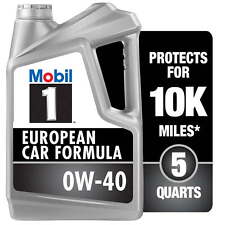 Mobil 1 FS European Car Formula Full Synthetic Motor Oil 0W-40, 5 Quart picture