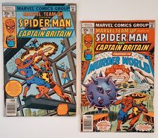 Marvel Team-Up #65 & 66 (1st App. of Captain Britain & Arcade)  1976  picture