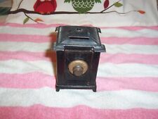Antique Metal Combination Lock Coin Bank , Toy Bank, picture