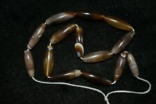 Lot Sale, 14 Pcs Stripped Suliemani Agate Stone Beads Good Quality & Color picture