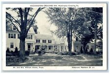 Washington Pennsylvania PA Postcard Washington Crossing Inn Exterior Scene c1940 picture