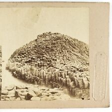 Giant's Causeway Northern Ireland Stereoview c1855 County Antrim Coast A2705 picture