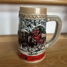 1987 Budweiser Collector C Series Stein Anheuser-Busch Beer Mug Cup, Clydesdales picture